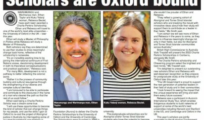Read more about Scholars are Oxford bound (external link)